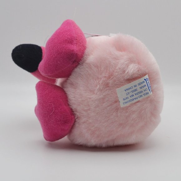Flo the Flamingo Puffkins by Swibco Style 6644 Bean Bag Plush - Picture 5 of 8